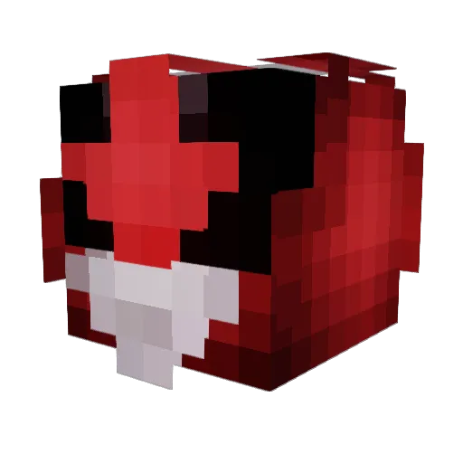 DrissKDR Minecraft avatar head, 3D render