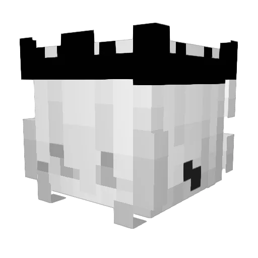 Dristaa Minecraft avatar head, 3D render