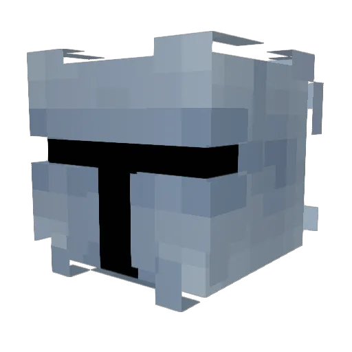 Driteex Minecraft avatar head, 3D render