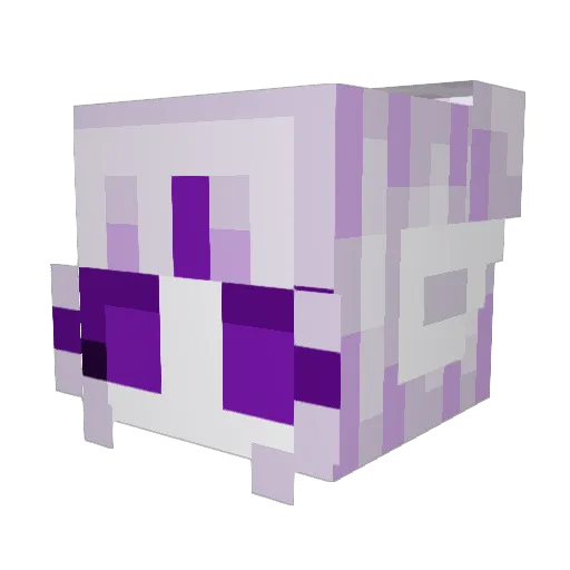 Dritten33 Minecraft avatar head, 3D render