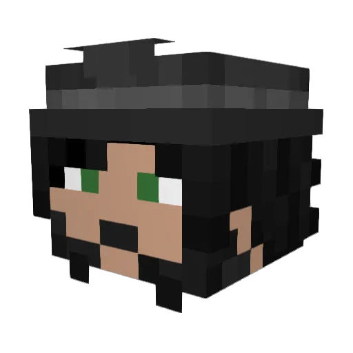 DriveMeFarAway Minecraft avatar head, 3D render