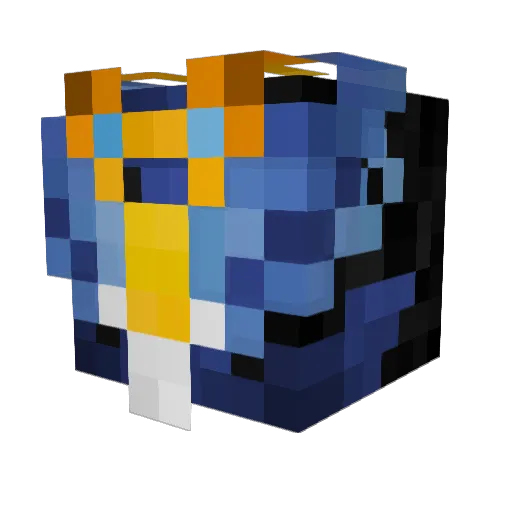 Driver702 Minecraft avatar head, 3D render