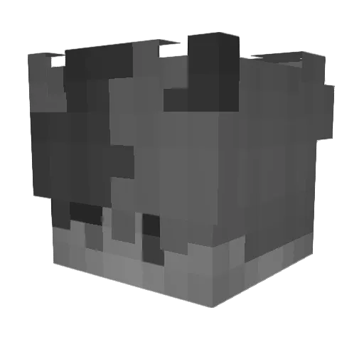 DriverDrugs Minecraft avatar head, 3D render