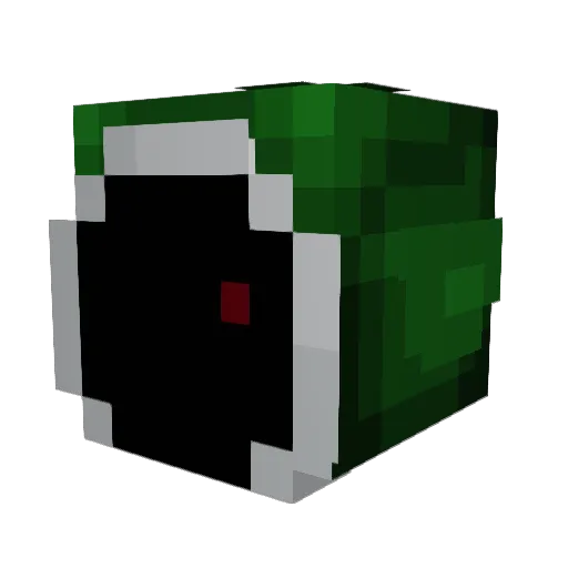 DrivingWolf Minecraft avatar head, 3D render