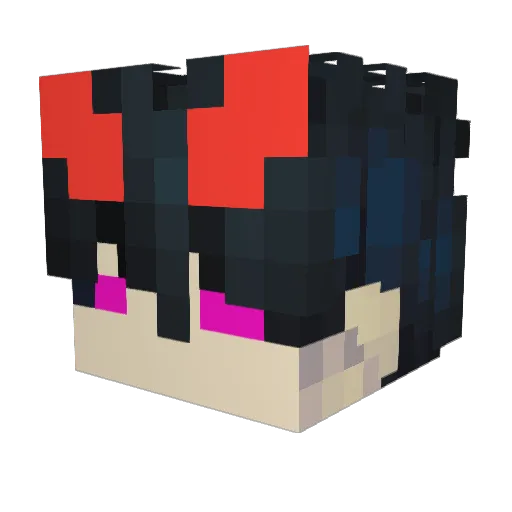 Drixz669 Minecraft avatar head, 3D render