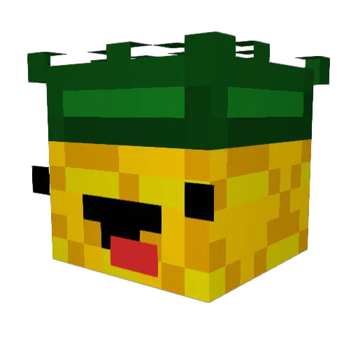 Driz114 Minecraft avatar head, 3D render