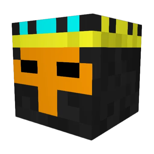 Drizzit4 Minecraft avatar head, 3D render