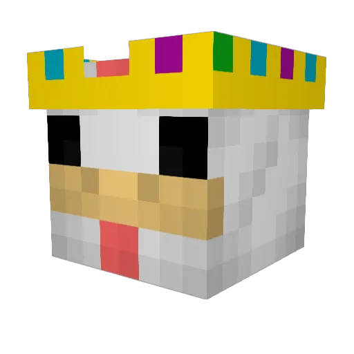 Drizzle4513 Minecraft avatar head, 3D render