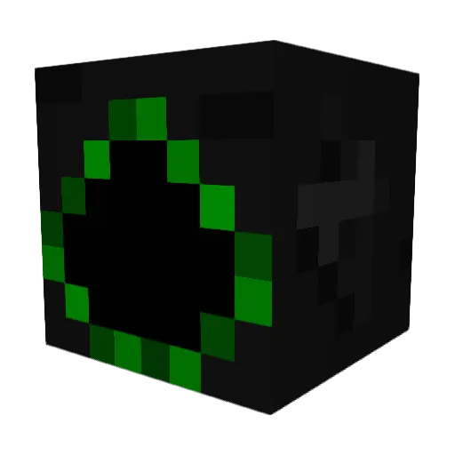 Drizzor Minecraft avatar head, 3D render