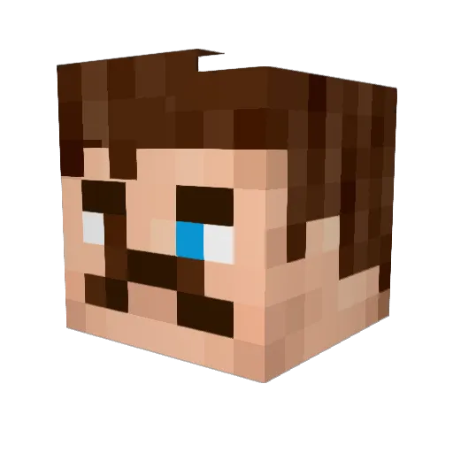 Drizzt0985 Minecraft avatar head, 3D render