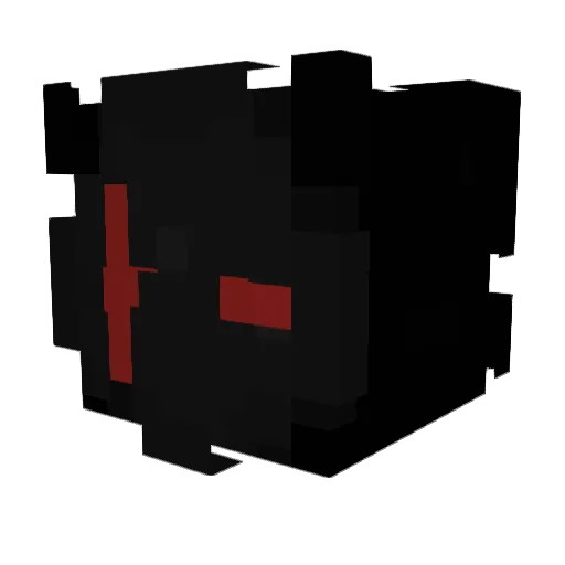 Drizzt1980 Minecraft avatar head, 3D render