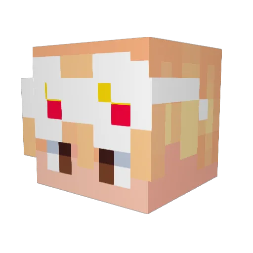 DrizzyFizzle Minecraft avatar head, 3D render