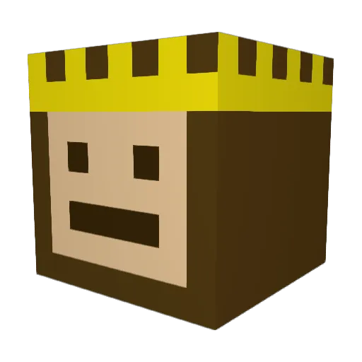 DrizzyyXD Minecraft avatar head, 3D render
