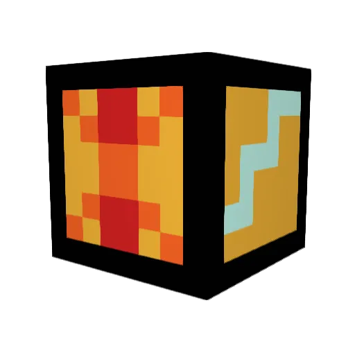 DrkBlgnPros Minecraft avatar head, 3D render