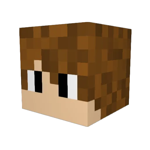 DrkEagle Minecraft avatar head, 3D render