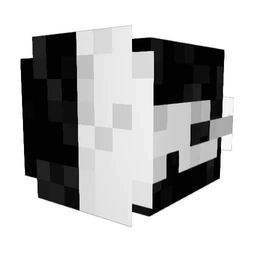 Drk_Mp4 Minecraft avatar head, 3D render