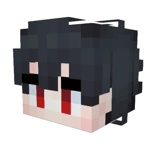 Drkizo Minecraft avatar head, 3D render