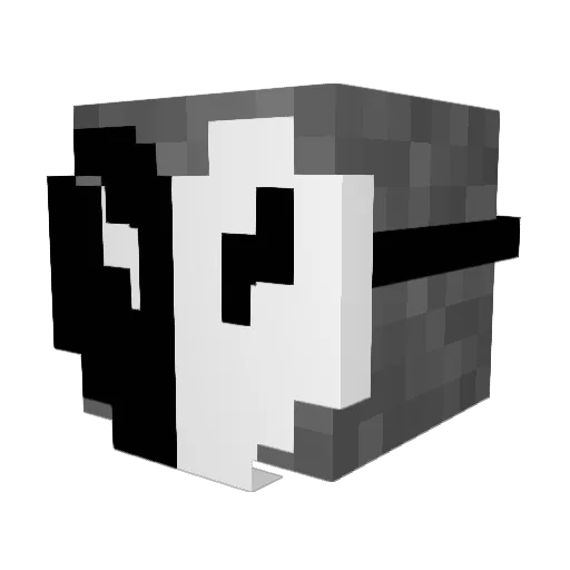 Drmapss Minecraft avatar head, 3D render