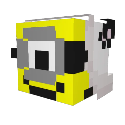 Drogan02 Minecraft avatar head, 3D render