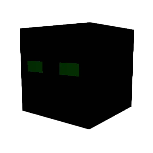 Drogbaaa Minecraft avatar head, 3D render