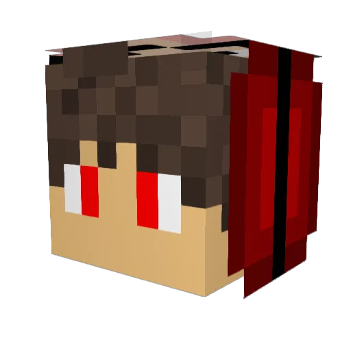 Drogzyyy Minecraft avatar head, 3D render