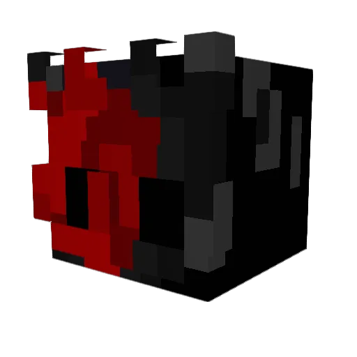 Droid_Killer Minecraft avatar head, 3D render