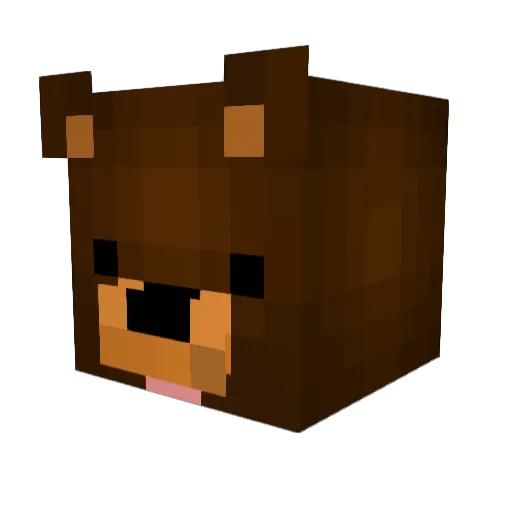 Droidd2357 Minecraft avatar head, 3D render