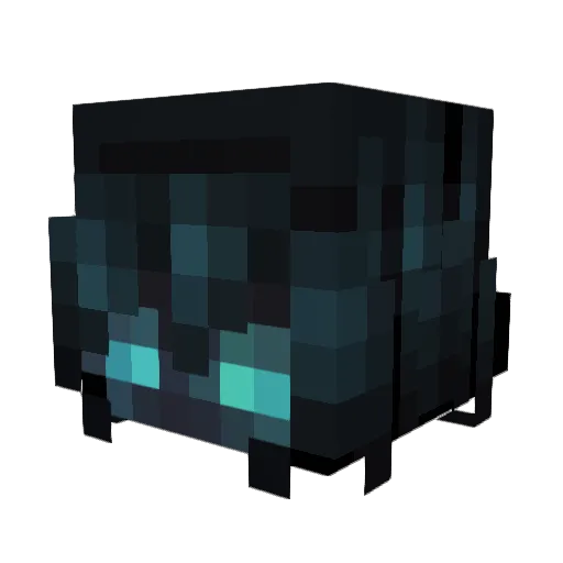 DroidiorD Minecraft avatar head, 3D render