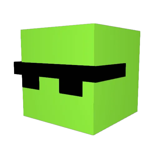 Drokir Minecraft avatar head, 3D render