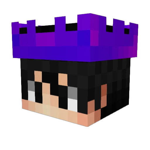 Drol987CZ Minecraft avatar head, 3D render