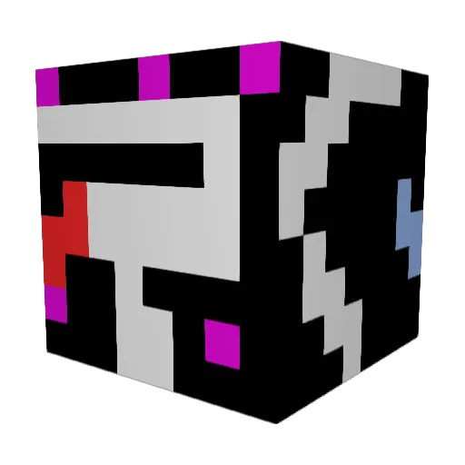 Drolps Minecraft avatar head, 3D render