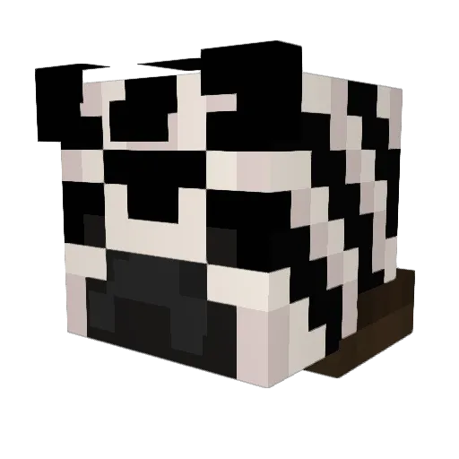 Drolvan Minecraft avatar head, 3D render