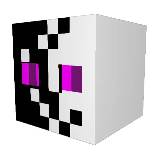 Drone372 Minecraft avatar head, 3D render
