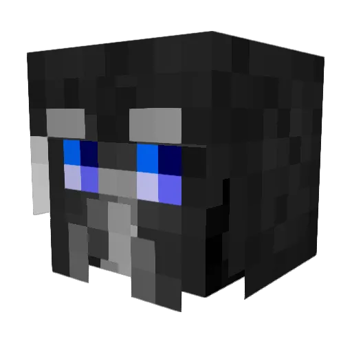 Drone95 Minecraft avatar head, 3D render