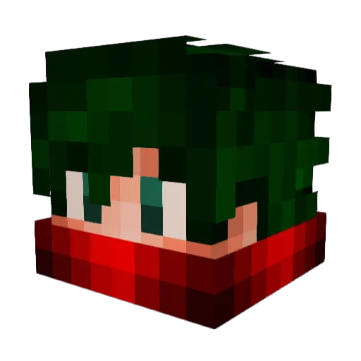 DronikAndronik Minecraft avatar head, 3D render