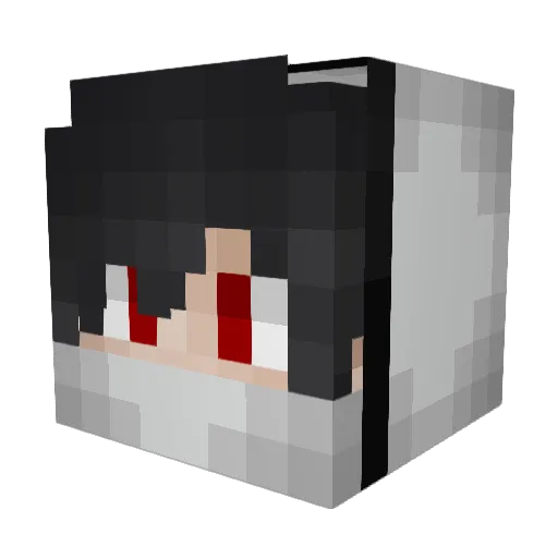 DrooStrMcRoostr Minecraft avatar head, 3D render