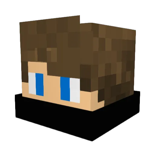 DrookDreamer Minecraft avatar head, 3D render
