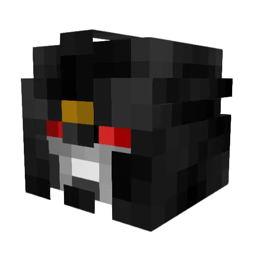 Droolphobia Minecraft avatar head, 3D render