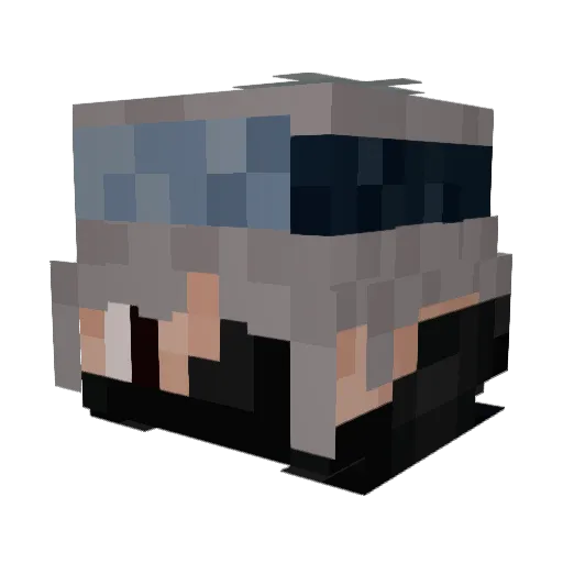 DroolyEggo_ Minecraft avatar head, 3D render