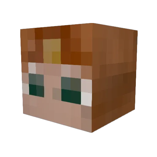 DropDeadRed37 Minecraft avatar head, 3D render