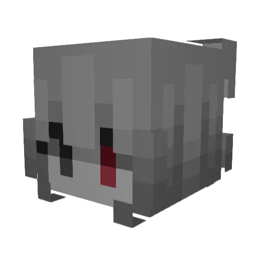 DropTheSurv_ Minecraft avatar head, 3D render