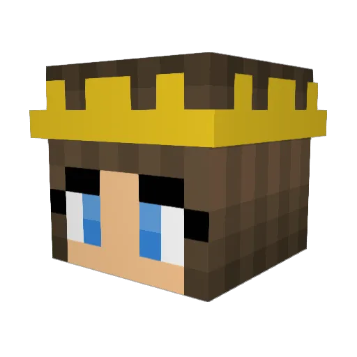 DropeX Minecraft avatar head, 3D render