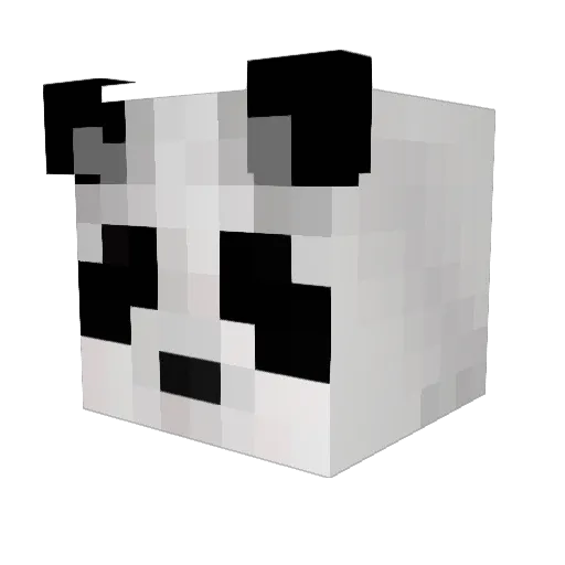 Dropfrogz Minecraft avatar head, 3D render