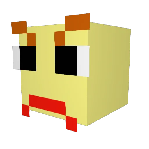Dropkick_master Minecraft avatar head, 3D render