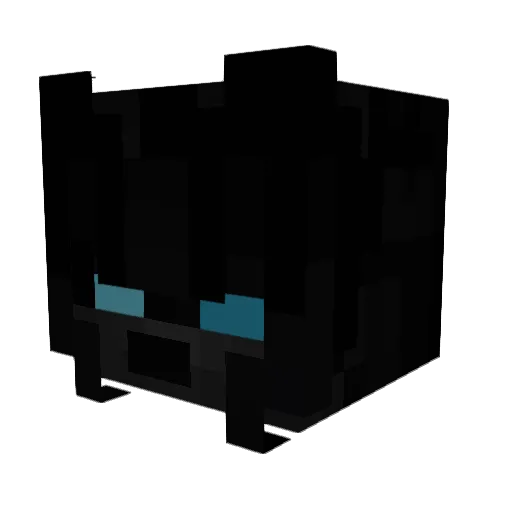 DroppedByDragon Minecraft avatar head, 3D render