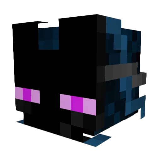 DroppedCroissan Minecraft avatar head, 3D render