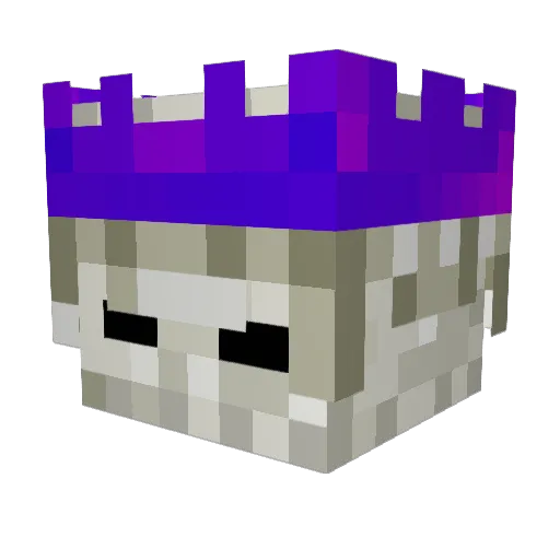 DropperArth Minecraft avatar head, 3D render