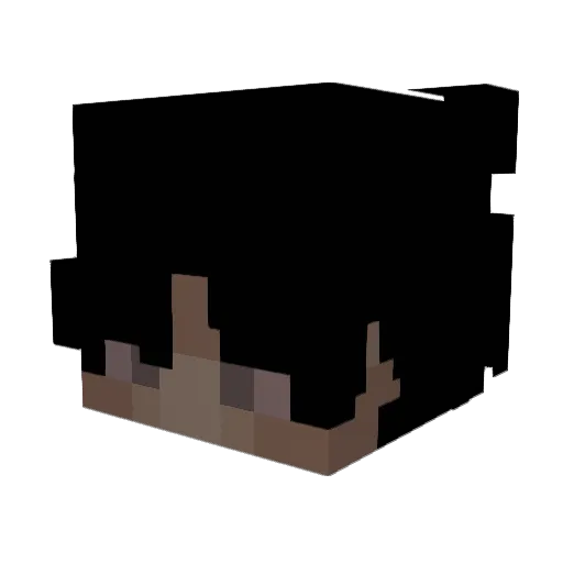 Dropppppp Minecraft avatar head, 3D render