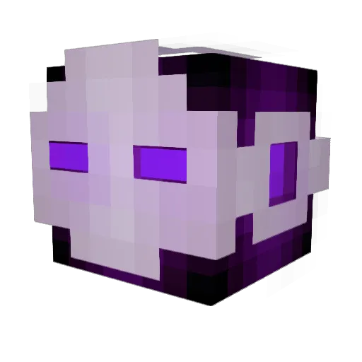 DrossD Minecraft avatar head, 3D render
