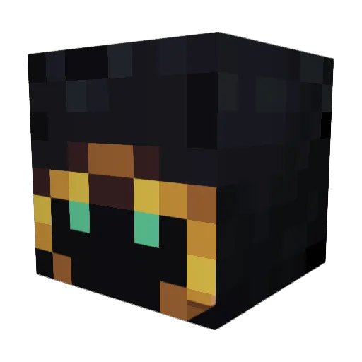 Drothile Minecraft avatar head, 3D render